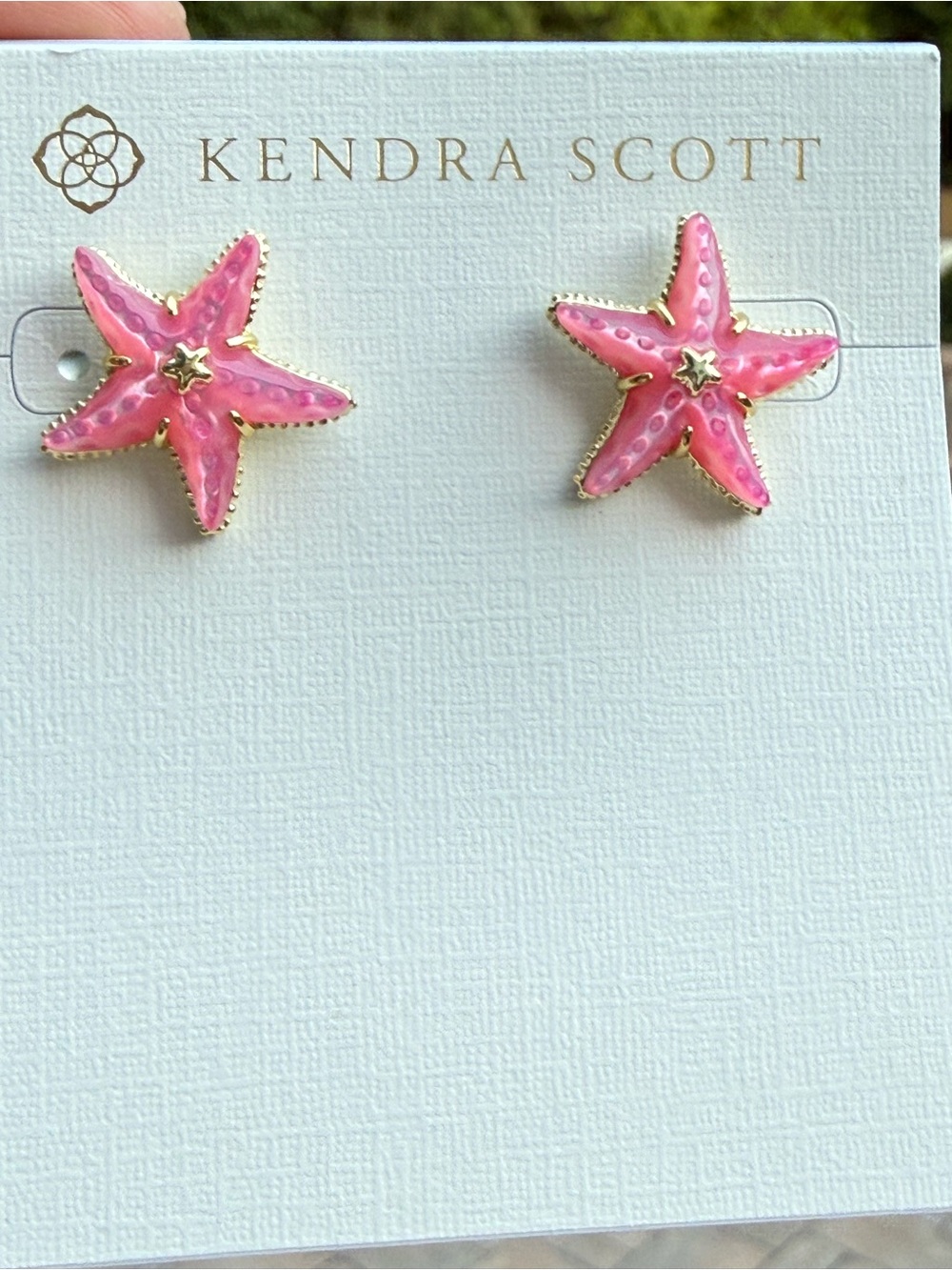NWT - Kendra Scott Parker Starfish Gold Stud Earrings